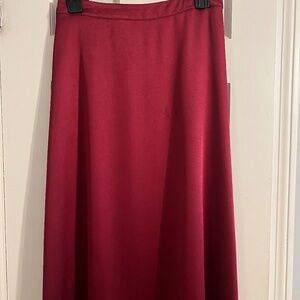 Chico’s Silk-like A-line skirt